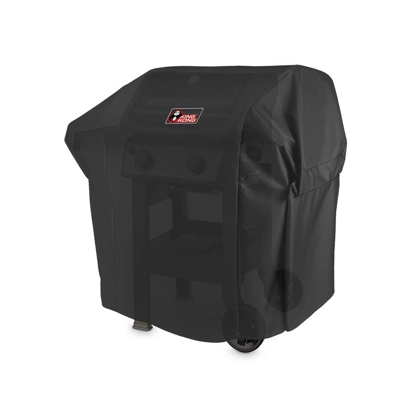 Kingkong 7138 Premium Grill Cover for Weber Spirit 200 and Spirit II 200 Series Gas Grills (Compared to 7138) Including Brush, Tongs and Thermometer - Image 2